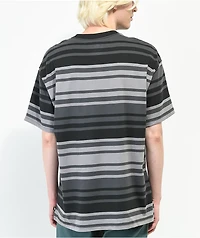 Nike SB Black & Grey Stripe Knit T-Shirt