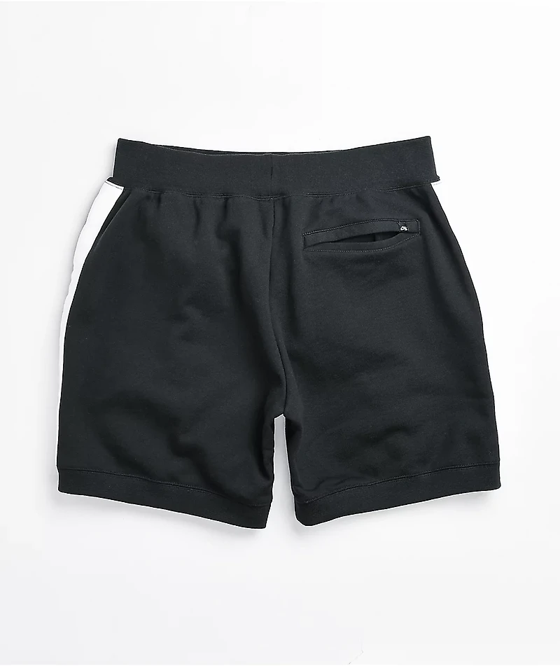Nike SB Black & White Fleece Sweat Shorts