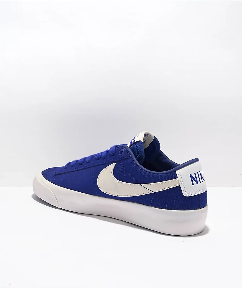 Nike SB Blazer Low GT Concord & Phantom White Skate Shoes