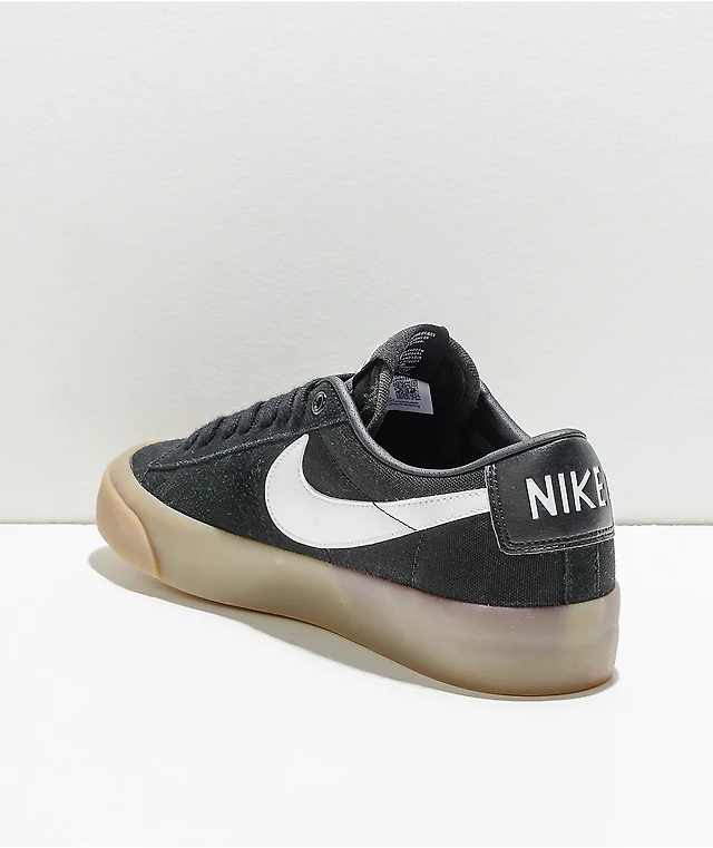 Nike SB Blazer Low GT Pro Black Gum Skate Shoes at Hamilton