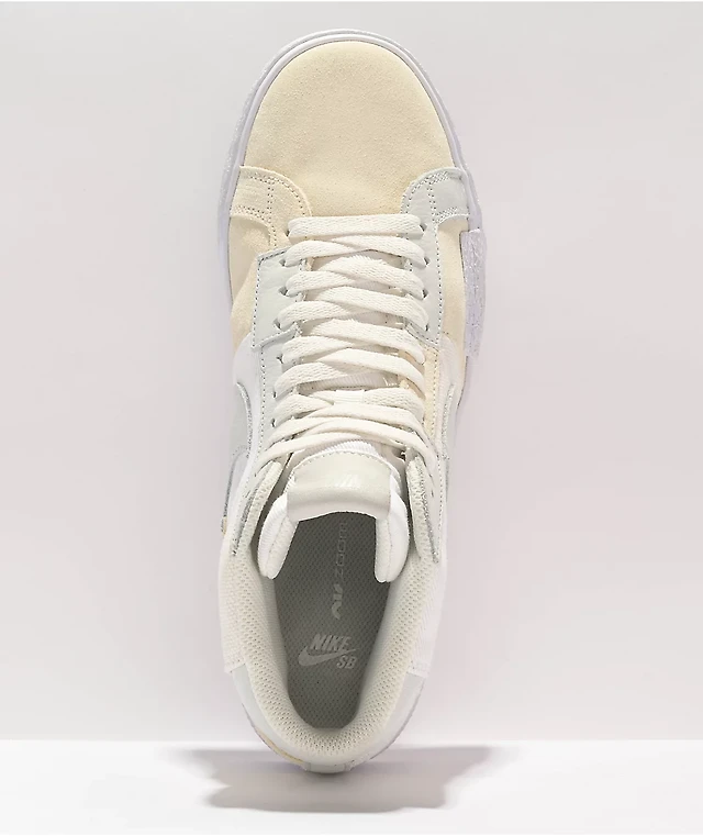 Nike SB Blazer Mid PRM Summit White Skate Shoes at Hamilton