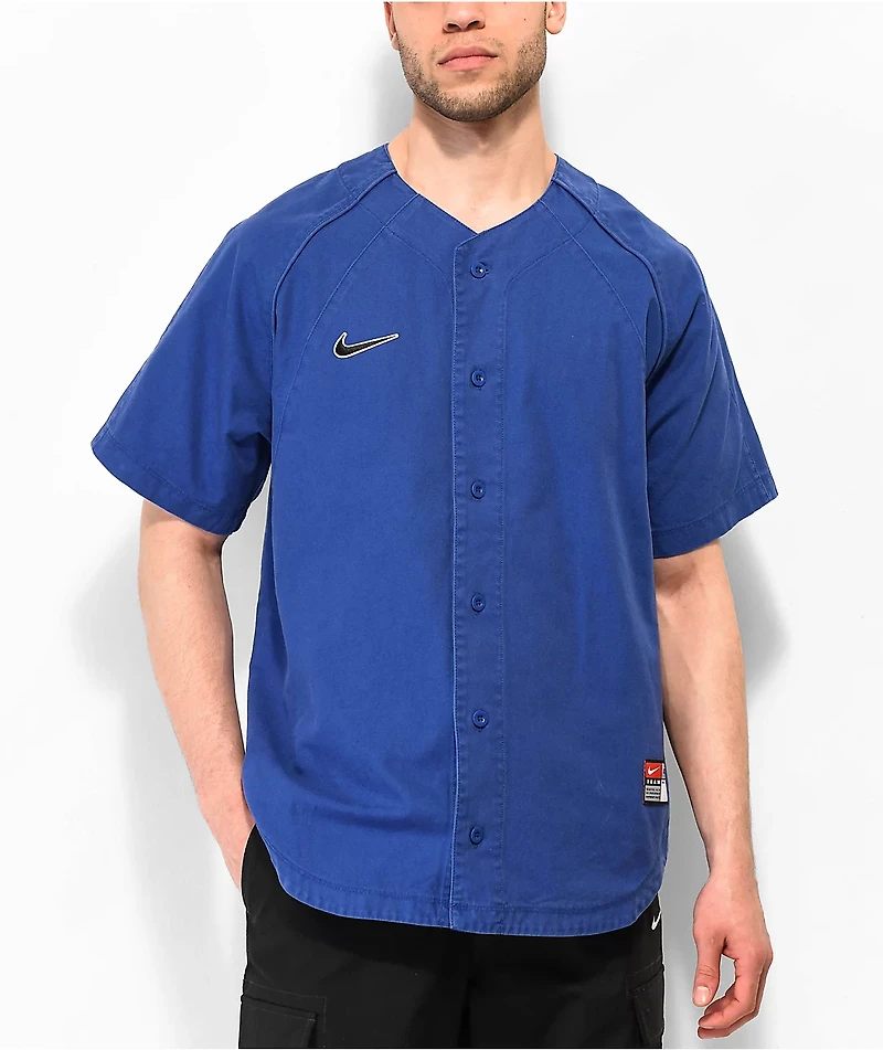 Nike SB Blue Baseball Jersey