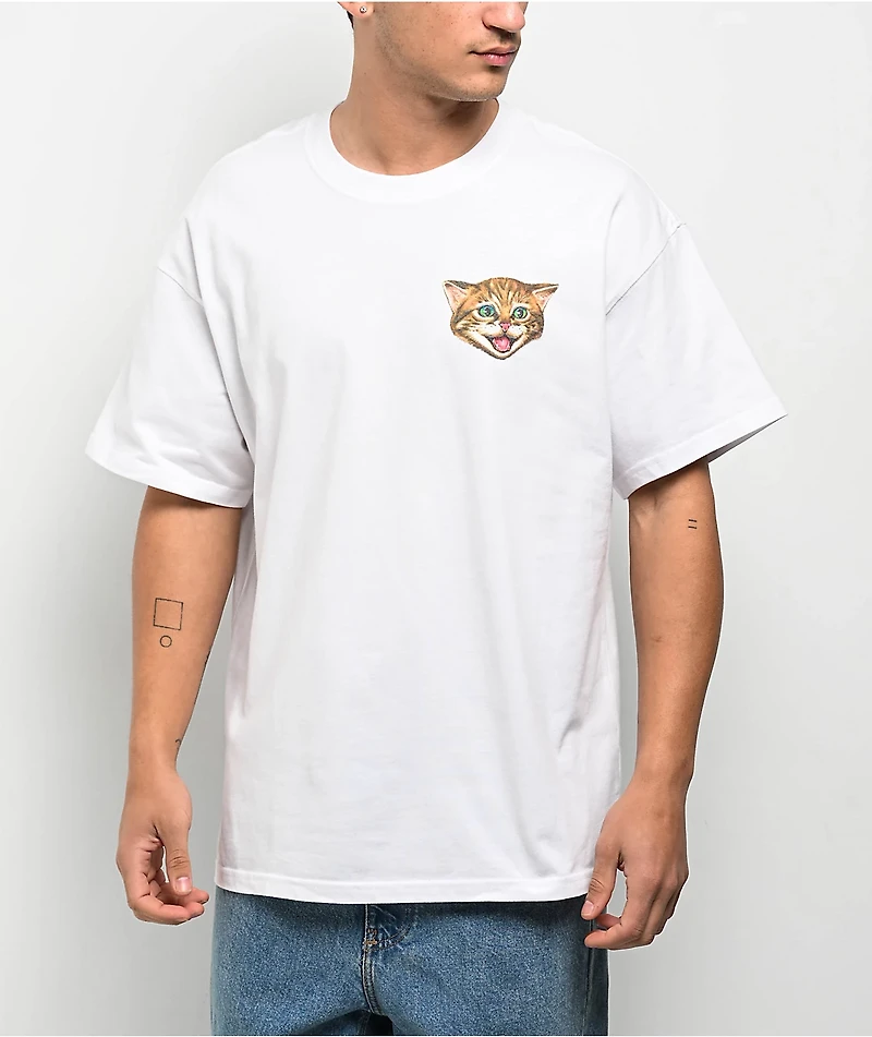 Nike SB Cat Scratch White T-Shirt