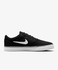 Nike SB Chron 2 Black & White Skate Shoes