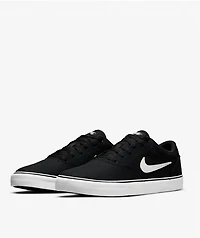 Nike SB Chron 2 Black & White Skate Shoes