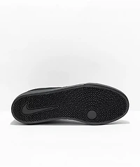 Nike SB Chron 2 Black Canvas Skate Shoes