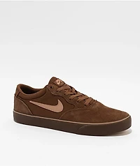 Nike SB Chron 2 Fauna Brown & Desert Dust Skate Shoes