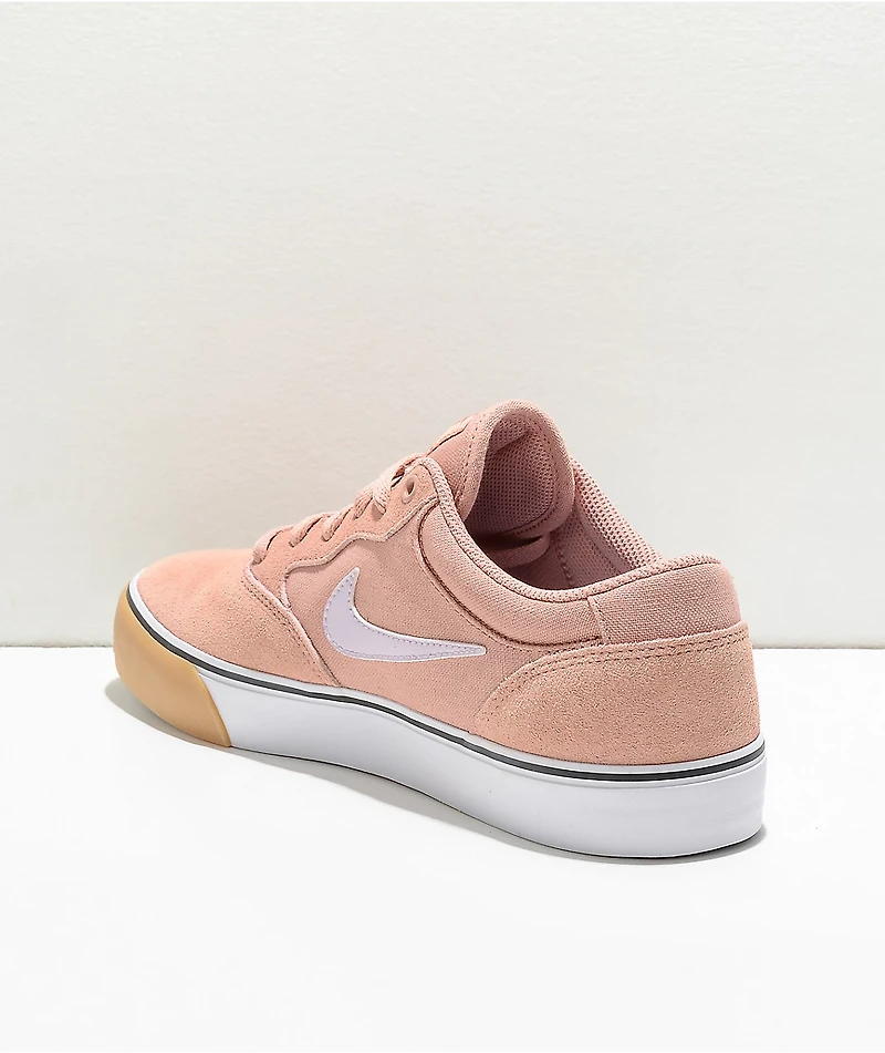 Nike SB Chron 2 Rose & Gum Skate Shoes