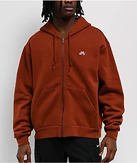 Nike SB Cinnamon Orange Zip Hoodie