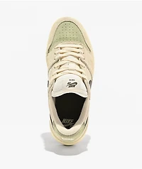 Nike SB Code 58 Beige & Green Skate Shoes
