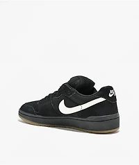 Nike SB Code 58 Black & White Skate Shoes