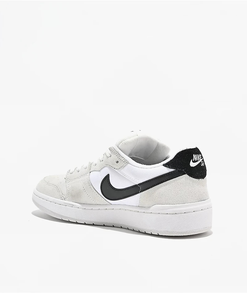 Nike SB Code 58 White & Black Skate Shoes