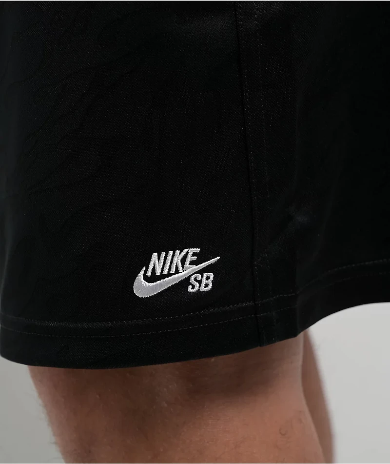 Nike SB Dri-Fit Jacquard Sport Black Skate Shorts