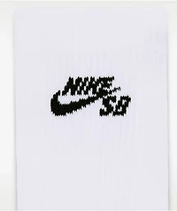 Nike SB Everyday Elevated White 3 Pack Crew Socks