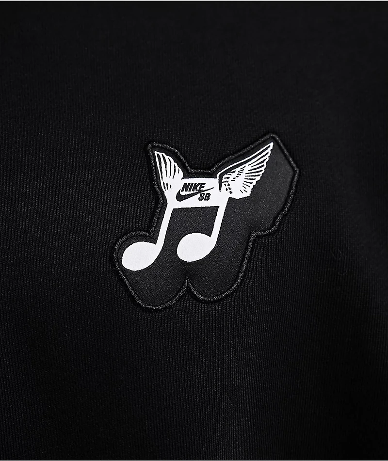 Nike SB FC Black Oversized Quarter Zip Sweatshirt