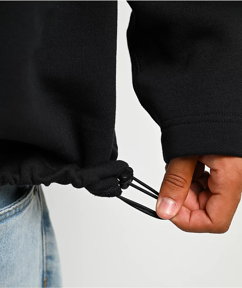 Nike SB FC Black Oversized Quarter Zip Sweatshirt