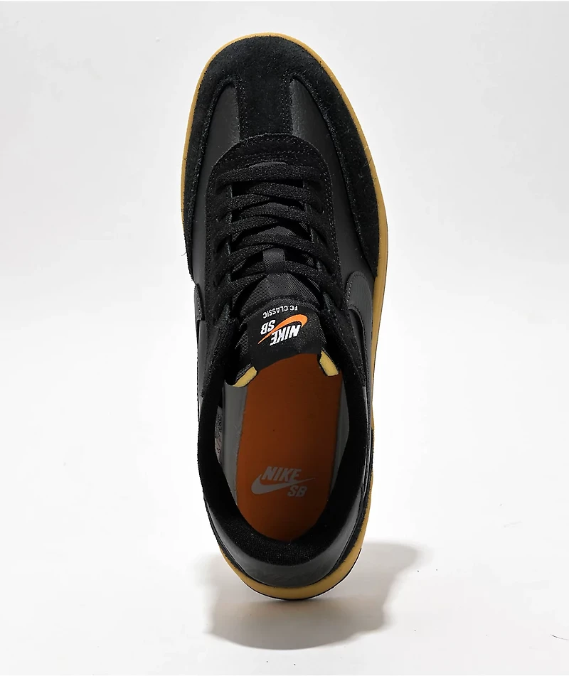 Nike SB FC Classic Black & Gum Skate Shoes