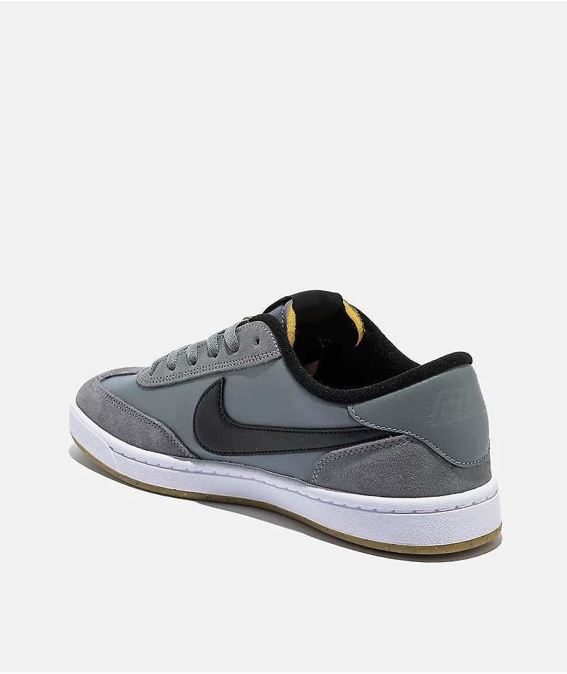 Nike SB FC Classic Cool Grey, Black & White Skate Shoes