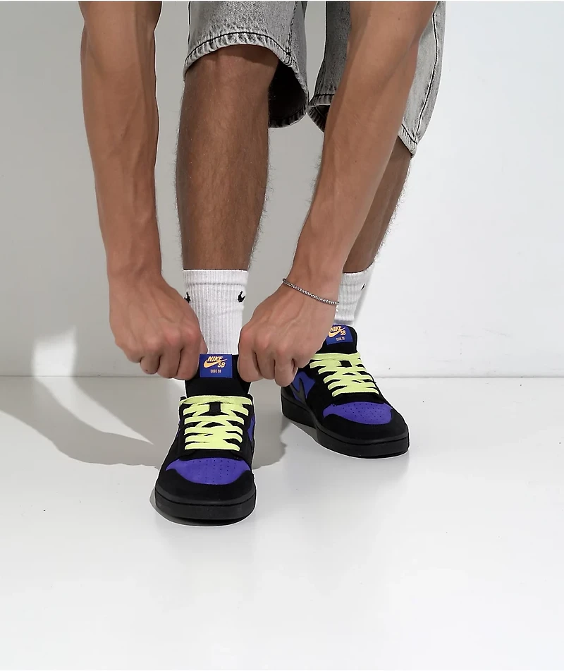 Nike SB FC Code 58 La Más Fina Racer Blue & Black Skate Shoes