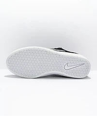 Nike SB Force 58 Black & White Skate Shoes