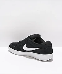 Nike SB Force 58 Black & White Skate Shoes