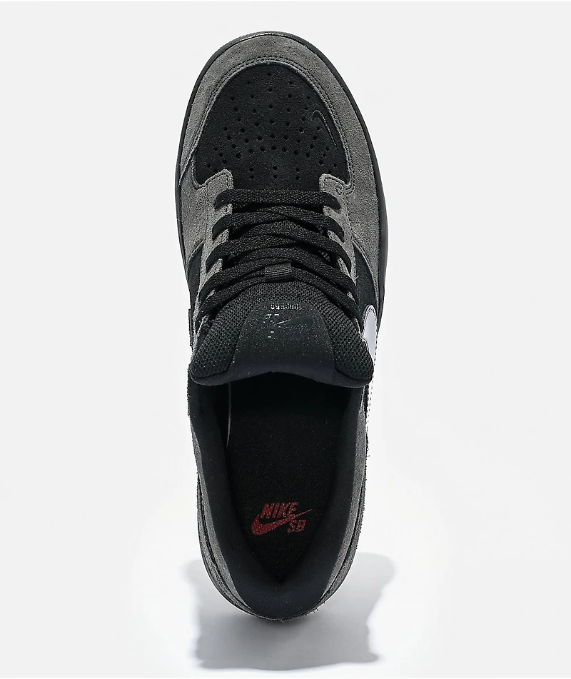 Nike SB Force 58 Dark Days Black Skate Shoes