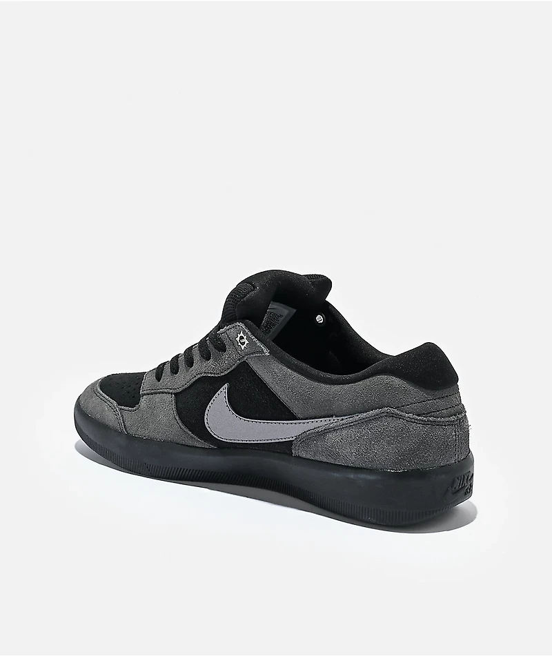 Nike SB Force 58 Dark Days Black Skate Shoes