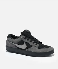 Nike SB Force 58 Dark Days Black Skate Shoes