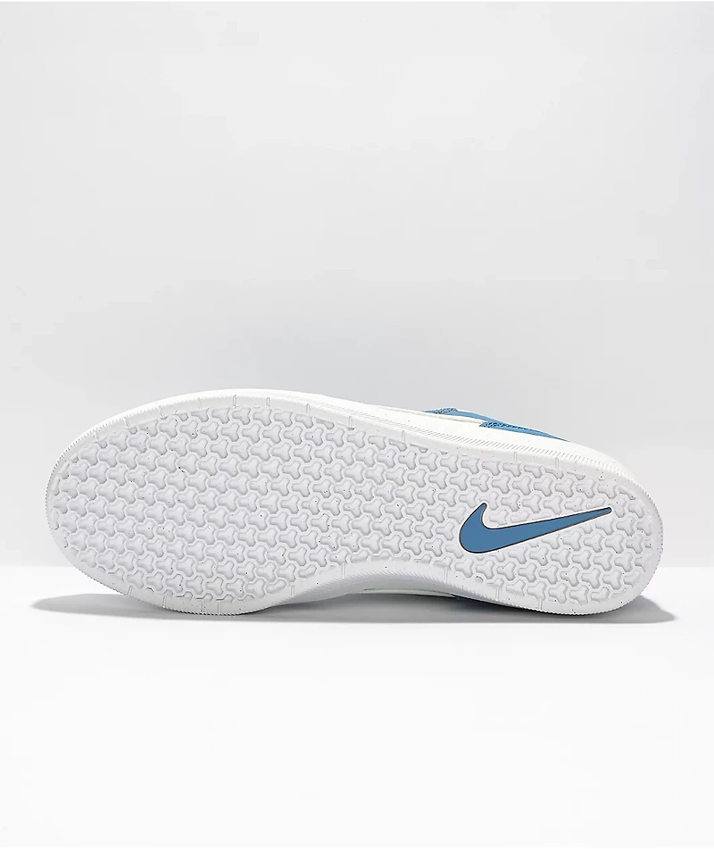 Nike SB Force 58 Dutch Blue, Green, & White Leather Skate Shoes