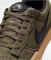 Nike SB Force 58 Medium Olive, Gum & Black Skate Shoes