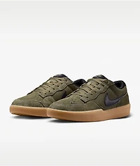 Nike SB Force 58 Medium Olive, Gum & Black Skate Shoes