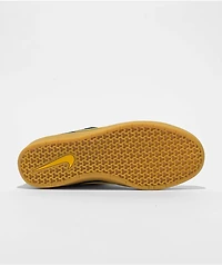 Nike SB Force 58 Midnight Navy, Fir, University Gold, & Gum Skate Shoes