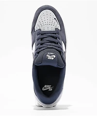 Nike SB Force 58 Navy, Sky & White Skate Shoes