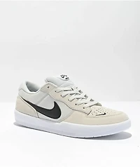 Nike SB Force 58 Photon Dust, Black & White Skate Shoes