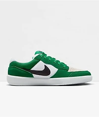 Nike SB Force 58 Pine, Black & White Skate Shoes