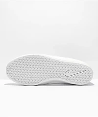 Nike SB Force 58 Premium Leather White Skate Shoes