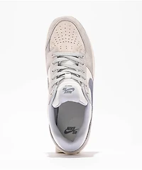 Nike SB Force 58 White, Ashen Slate & Sail Skate Shoes
