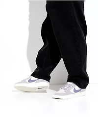 Nike SB Force 58 White, Ashen Slate & Sail Skate Shoes