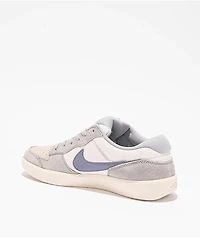 Nike SB Force 58 White, Ashen Slate & Sail Skate Shoes