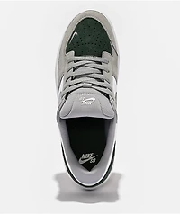 Nike SB Force 58 White, Grey & Green Skate Shoes