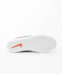 Nike SB Force 58 White & Cosmic Clay Skate Shoes