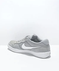 Nike SB Force 58 Wolf Grey & White Skate Shoes