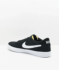 Nike SB Heritage Vulc Black & White Skate Shoes