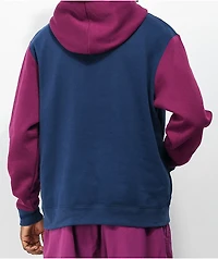 Nike SB Icon Navy & Sangria Hoodie