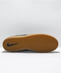 Nike SB Ishod Black, White, & Gum Leather Skate Shoes