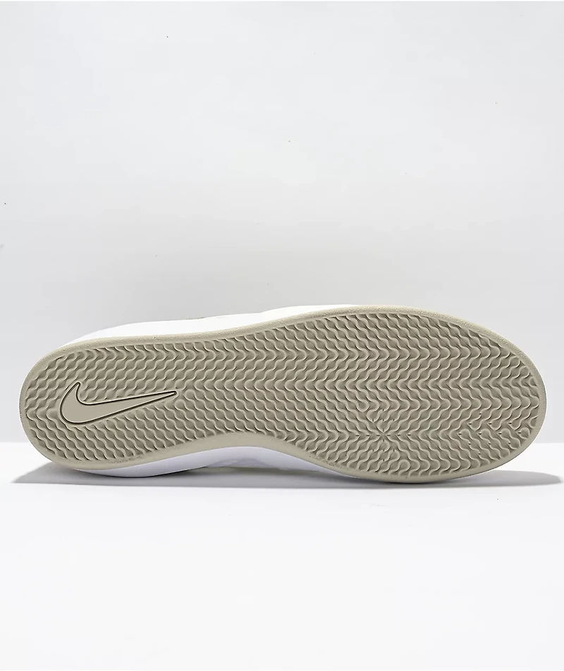 Nike SB Ishod Light Stone, Khaki, & White Skate Shoes