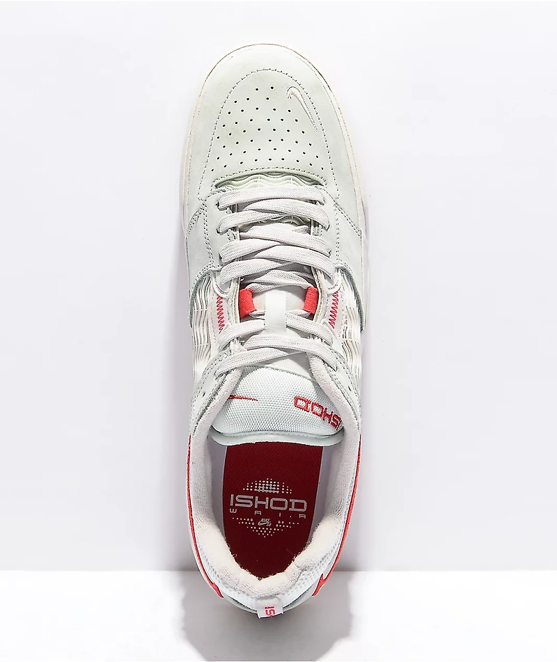 Nike SB Ishod RM Seafoam & University Red Skate Shoes