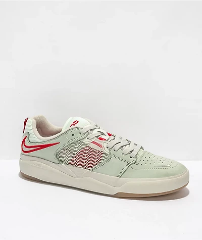 Nike SB Ishod RM Seafoam & University Red Skate Shoes