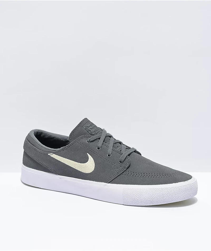 Nike SB Janoski Iron Grey & White Skate Shoes