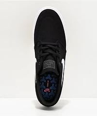 Nike SB Janoski RM Black & White Canvas Skate Shoes